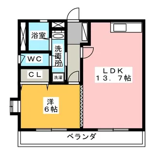 ロングライフIII【2階】の間取り