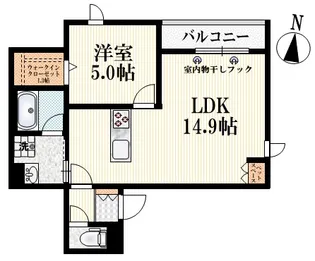 (仮称)梅里2丁目ヘーベルメゾン【3階】の間取り