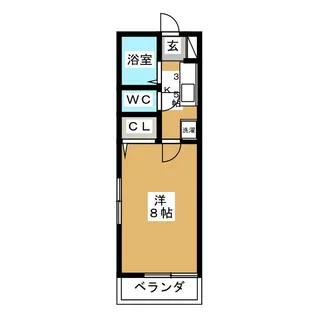 グレースパピヨン【2階】の間取り