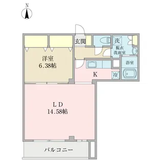 カスタリアII【2階】の間取り