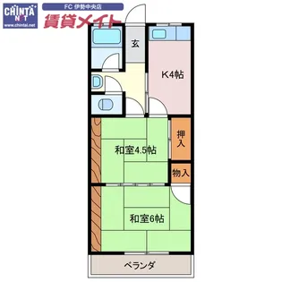 マンションハセガワ【2階】の間取り
