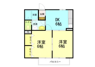 セレブリティー・F B棟【1階】の間取り