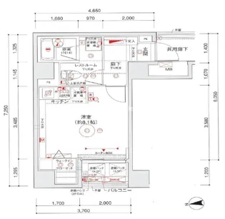 レアシス秋葉原【3階】の間取り