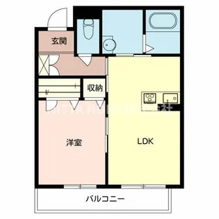 ガーデンスクエア弐番館【3階】の間取り