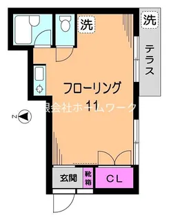 ガーデンハイム弥生【1階】の間取り