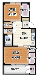 長谷川マンション【3階】の間取り