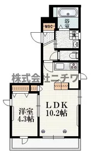 フェーラ シュバル【2階】の間取り
