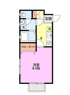 アヴァンティ【2階】の間取り