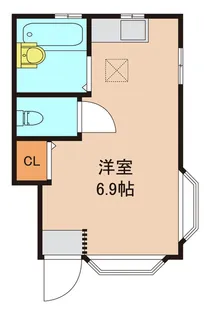 サンプラザ浦安【1階】の間取り