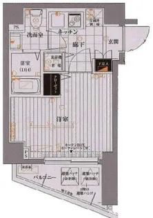 ヴァレッシア椎名町駅前シティ【3階】の間取り
