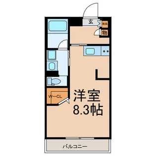 ZCO並木ビル2ND【1階】の間取り