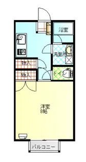 ガーデンハイツ【2階】の間取り