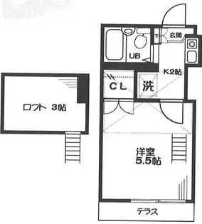 チェリー【2階】の間取り