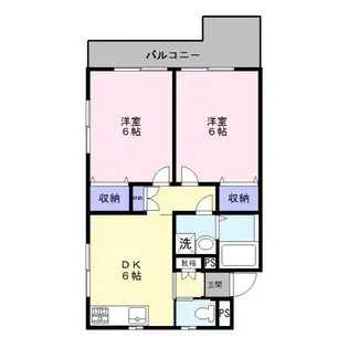 メゾン浦郷【1階】の間取り