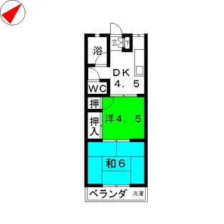 第5西山ビル【2階】の間取り