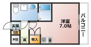 アロハマリーナ【5階】の間取り