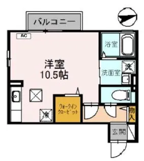 大阪府箕面市西小路5【アパート】の間取り