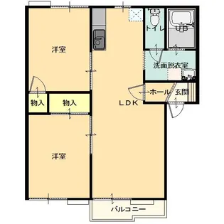 アーバンハウス【2階】の間取り