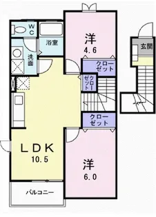 サンアーバンVII【2階】の間取り