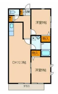 プライム大泉【1階】の間取り