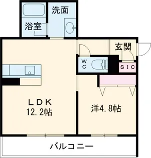 シャーメゾンprost【3階】の間取り