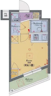 パレ・ホームズ高井戸【4階】の間取り