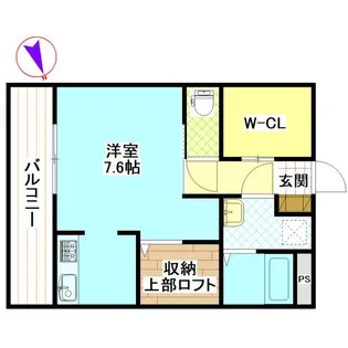 CNJ蓑原NO3【1階】の間取り