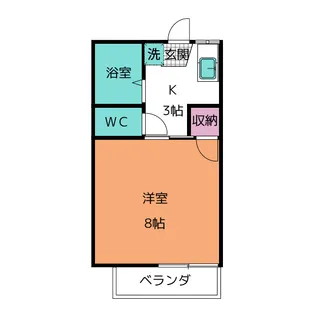 アイリス八帖【2階】の間取り