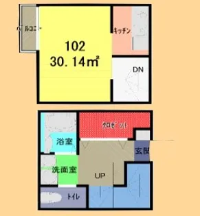 アークシティ霞ヶ関の間取り