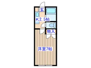 リ-ベンス台原【3階】の間取り