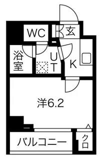 スカイコートプライム大井町【2階】の間取り