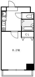 ラ・シャンセ吉野町【4階】の間取り