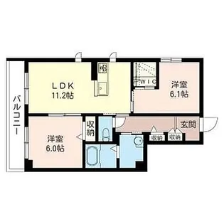 フェリーチェ【1階】の間取り