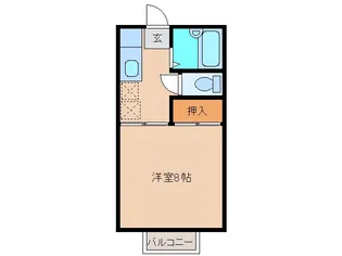 【2026年春入居可】アークマンション【1階】の間取り