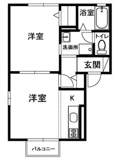パレットハウス S館【1階】の間取り