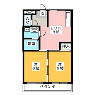 ル・シエル名張【3階】の間取り