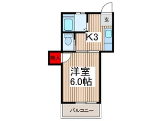 松風コ-ポ【2階】の間取り