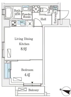 フルハウス飯田橋【1階】の間取り