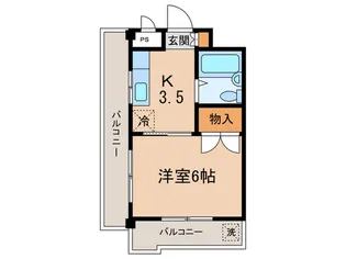 泉ハイツ【4階】の間取り