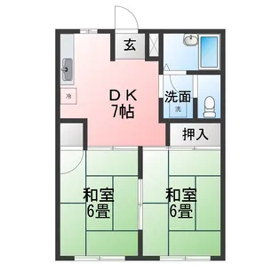 パレス3.1 A棟【1階】の間取り