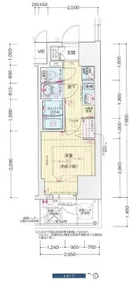 プレサンス塚本アクミリオン【14階】の間取り