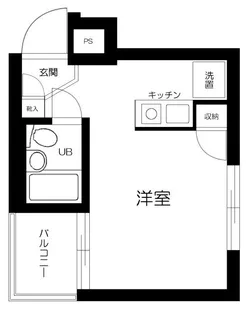 セザール第3川崎【8階】の間取り
