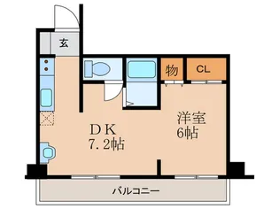 パラッツォ櫛原【4階】の間取り