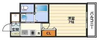 新栄プロパティーTEN8【7階】の間取り