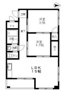 第2三鈴ビル(ダイニサンレイビル【1階】の間取り