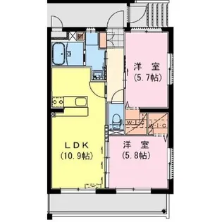 Revel Ocean【1階】の間取り