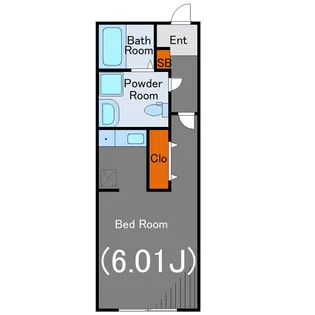 ZESTY桜新町【2階】の間取り
