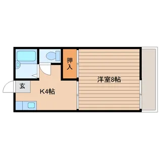 ジュネスソレイユ【1階】の間取り