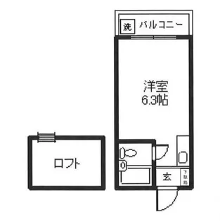 メモリアス土山I【1階】の間取り