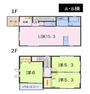 宿木コムキューブA【2階】の間取り